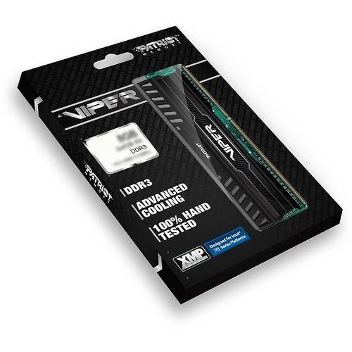 Memorie PATRIOT Viper 3 Black Mamba Edition, DDR3, 8GB, 1600MHz, CL10, 1.5V, Kit Dual Channel