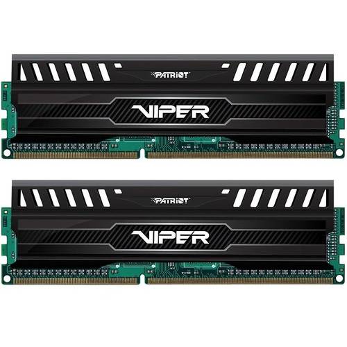 Memorie PATRIOT Viper 3 Black Mamba Edition, DDR3, 8GB, 1600MHz, CL9, 1.5V, Kit Dual Channel