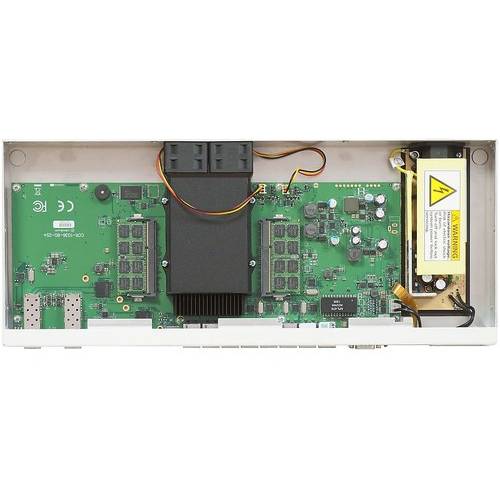 Router MikroTik CCR1036-8G-2S+EM, L6, 8 porturi 10/100/1000, 2 x SFP+, LCD