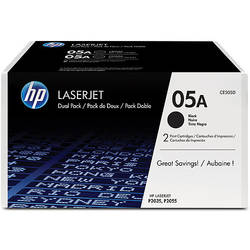 Cartus Toner Original  Dual Pack 05A Black, CE505D