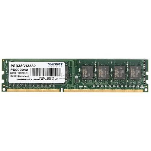 Memorie PATRIOT Signature, DDR3, 8GB, 1333MHz, CL9, 1.5V