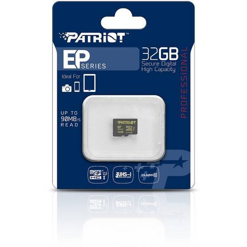 Card Memorie PATRIOT EP Series Micro SDHC, 32GB, Class 10, UHS-I U3