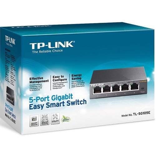 Switch TP-LINK 5 port-uri Gigabit, Carcasa metalica TL-SG105E