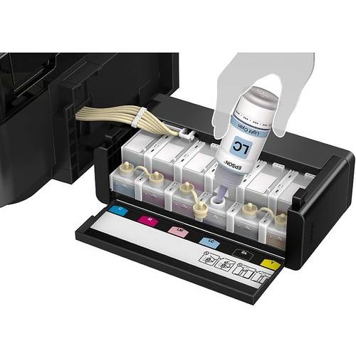 Imprimanta cu jet Epson L810, Inkjet, Color, A4, CISS, USB, CD/DVD print