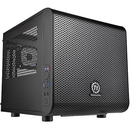 Carcasa Thermaltake Core V1, CubeTower, Fara sursa, Negru