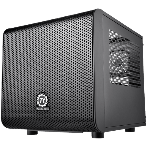 Carcasa Thermaltake Core V1, CubeTower, Fara sursa, Negru