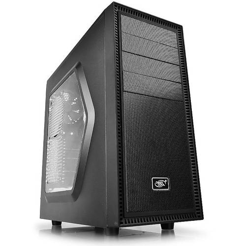 Carcasa Deepcool Tesseract SW, MiddleTower, Fara sursa, Negru