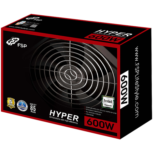 Sursa Fortron Hyper 600, 600W, Certificare 80+