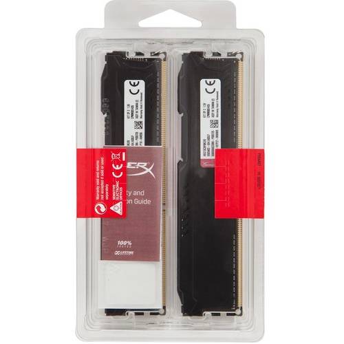 Memorie Kingston HyperX Fury Black DDR4, 8GB, 2133MHz CL14, Kit Dual Channel