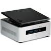 Mini PC NUC NUC5I5MYHE, Core i5-5300U 2.3GHz, DDR3, M.2 SSD, 2.5'' HDD, Intel HD 5500, FreeDOS, Bulk, Negru/Argintiu