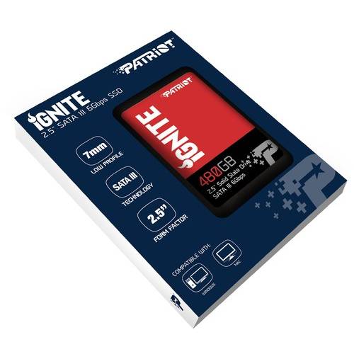 SSD PATRIOT Ignite, 480GB, SATA 3, 2.5''