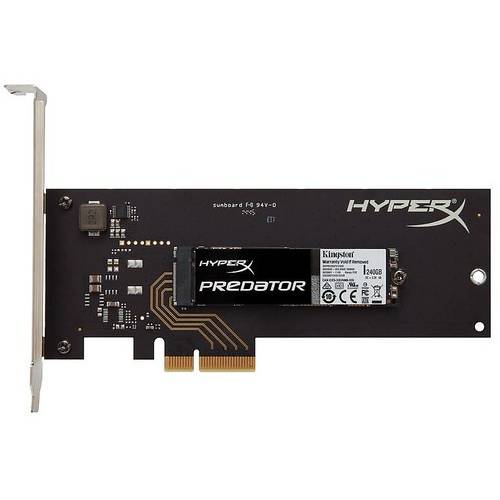 SSD Kingston HyperX Predator, 240GB, M.2, PCI Express x4
