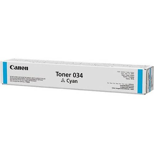 Cartus toner Canon 034C Cyan, CF9453B001AA