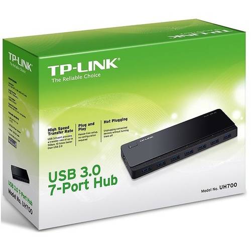 Hub USB TP-LINK UH700, USB 3.0, 7 porturi