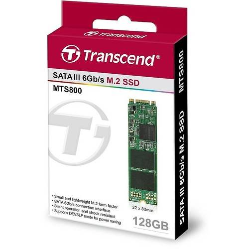 SSD Transcend MTS800, 128GB, SATA 3, M.2 2280