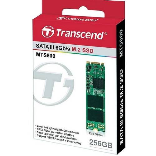 SSD Transcend MTS800, 256GB, SATA 3, M.2 2280