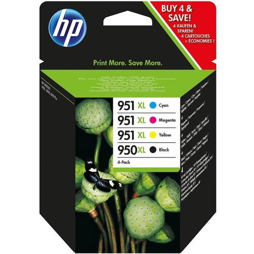 Set Cartuse HP 950XL + 3 HP 951XL (Cyan/Magenta/Yellow)