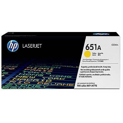 Cartus Toner HP 651A Yellow, CE342A