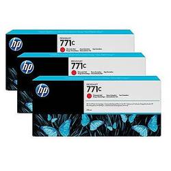 Cartus cerneala Original HP 771C Red Chromatic 3-pack, B6Y32A