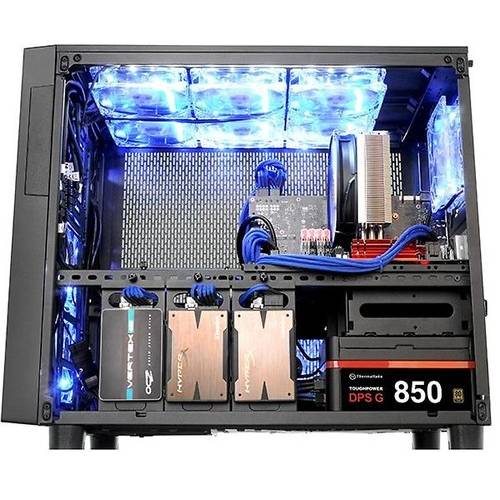 Carcasa Thermaltake Core X2, CubeTower, Fara sursa, Negru