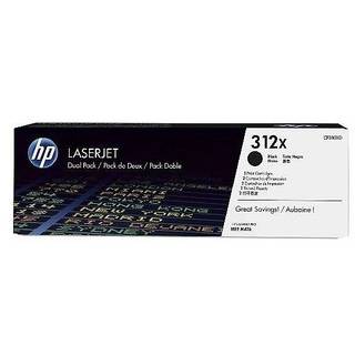 Cartus Toner Original HP 312X Dual Pack Black, CF380XD