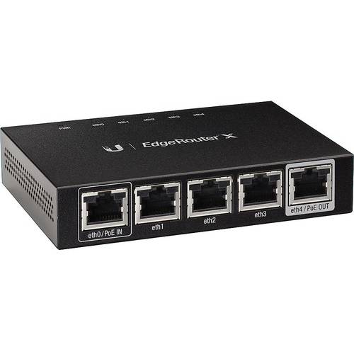 Router Ubiquiti Edge ER-X, Gigabit, 1 port WAN si 4 port LAN, PoE