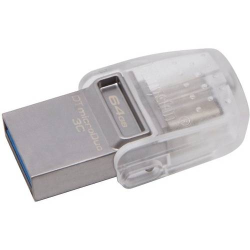 Memorie USB Kingston DataTraveler microDuo 3C, 64GB, USB 3.1