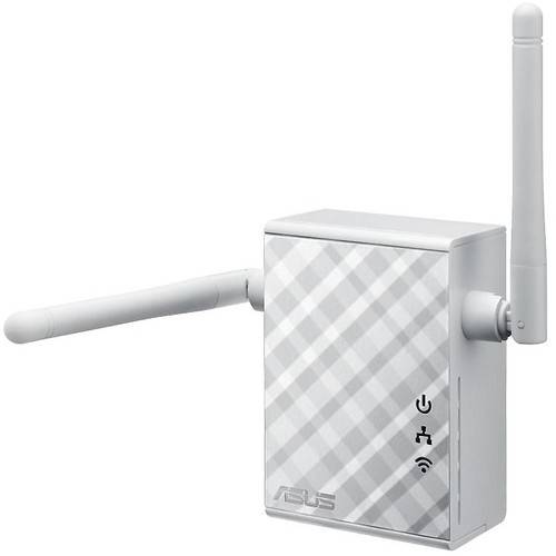 Access Point Range Extender Wireless Asus RP-N12, 2 antene, 10/100 Mbps, 802.11 b/g/n