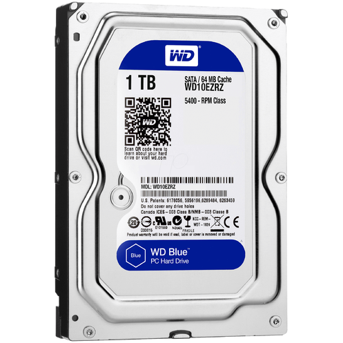 Hard Disk WD Caviar Blue 1TB, Sata3, 5400rpm, 64MB, 3.5 inch