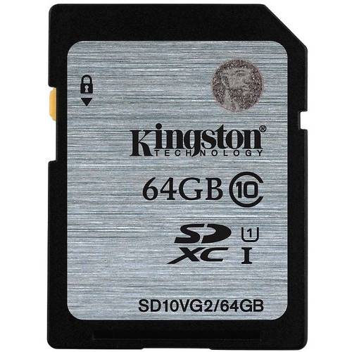 Card Memorie Kingston SDXC, 64GB, Clasa 10, UHS-I, ver G2