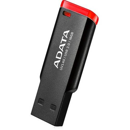 Memorie USB A-DATA UV140, 16GB, USB 3.0, Negru/Rosu