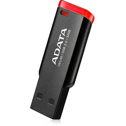 Memorie USB A-DATA UV140, 32GB, USB 3.0, Negru/Rosu