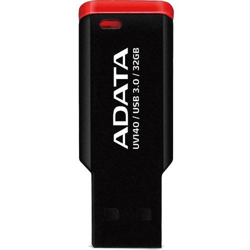 Memorie USB A-DATA UV140, 32GB, USB 3.0, Negru/Rosu
