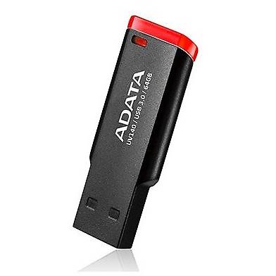 Memorie USB A-DATA UV140, 64GB, USB 3.0, Negru/Rosu