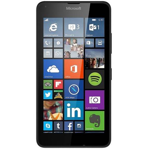 Smartphone Microsoft Lumia 640, Dual SIM, 1GB RAM, 8GB, Quad Core 1.2GHz, 8MP, 5.0'' IPS LCD touchscreen, Windows Phone 8.1, 3G, Negru