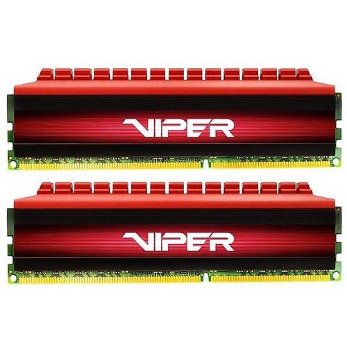 Memorie PATRIOT Viper 4 DDR4 16GB, 2666MHz, CL15, 1.2V, Kit Dual Channel