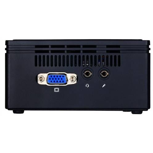 Mini PC Gigabyte BRIX GB-BACE-3150, Celeron N3150 1.6GHz, DDR3, 2.5'' HDD, Intel HD Graphics, FreeDOS, Negru