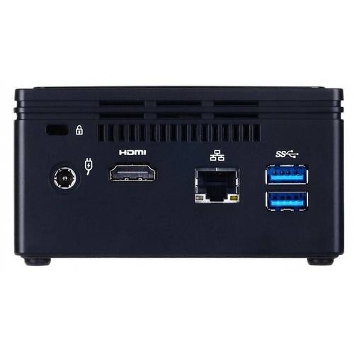 Mini PC Gigabyte BRIX GB-BACE-3150, Celeron N3150 1.6GHz, DDR3, 2.5'' HDD, Intel HD Graphics, FreeDOS, Negru