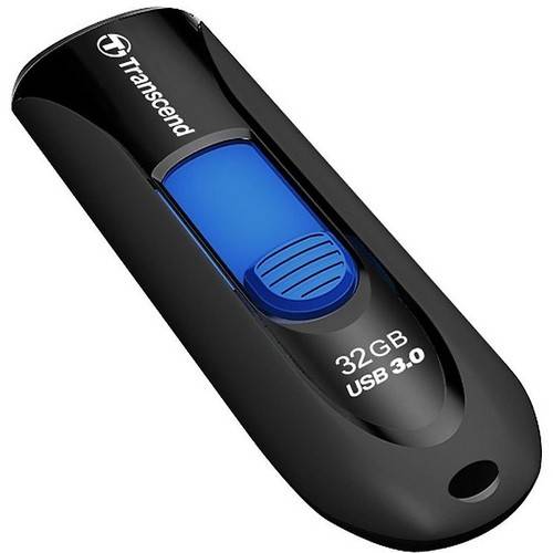 Memorie USB Transcend JetFlash 790, 32GB, USB 3.0, Negru/Albastru
