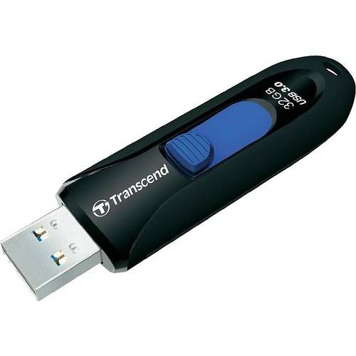 Memorie USB Transcend JetFlash 790, 32GB, USB 3.0, Negru/Albastru