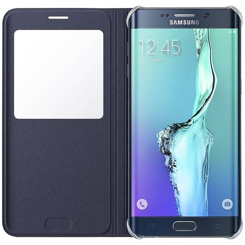 Samsung Husa S-View Cover pentru Galaxy S6 Edge+, G928, Black