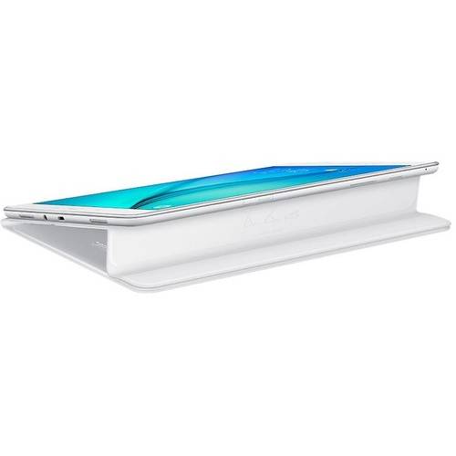 Husa Tableta Samsung pentru Galaxy Tab A T550/T555, tip Book Cover, 9.7'', Alb