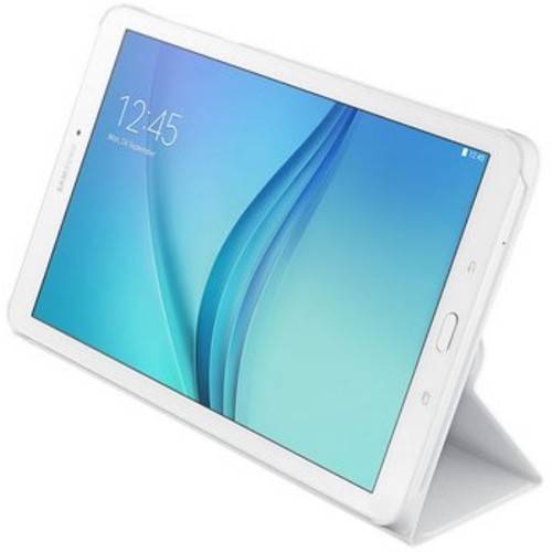 Husa Tableta Samsung pentru Galaxy Tab E T560/T561, tip Book Cover, 9.6'', Alb
