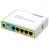 Router MikroTik hEX PoE lite OS L4, RB750UPr2, 5 porturi 10/100