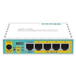 Router MikroTik hEX PoE lite OS L4, RB750UPr2, 5 porturi 10/100