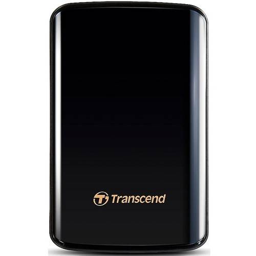 Hard Disk Extern Transcend StoreJet 25D3, 1TB, USB 3.0, Negru