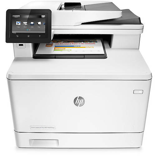 Multifunctionala HP   LaserJet Pro M477fnw, color, A4, fax, retea, duplex