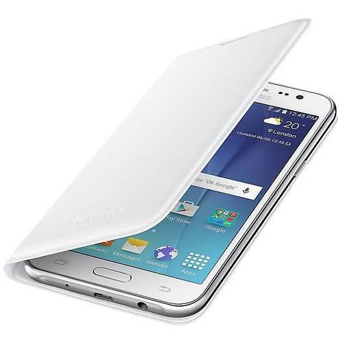 Samsung Husa Flip Wallet EF-WJ500B pentru Galaxy J5, Alb