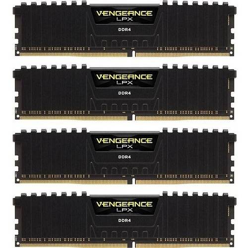Memorie Corsair Vengeance LPX Black 64GB DDR4 2133MHz CL13 Kit Quad Channel