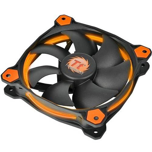 Ventilator PC Thermaltake Riing 12 Portocaliu